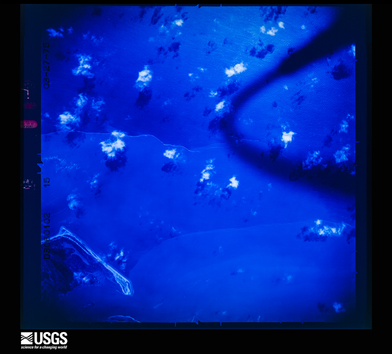 U.S. Geological Survey aerial photograph, 1975-03-27, scale 1:35000