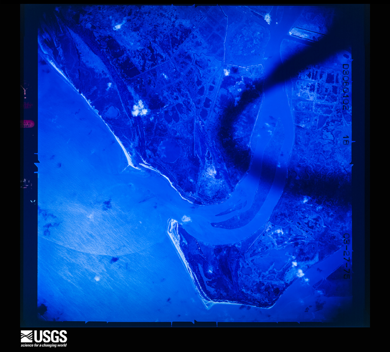 U.S. Geological Survey aerial photograph, 1975-03-27, scale 1:35000