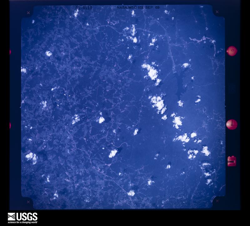 U.S. Geological Survey aerial photograph, 1969-08-25, scale 1:120392