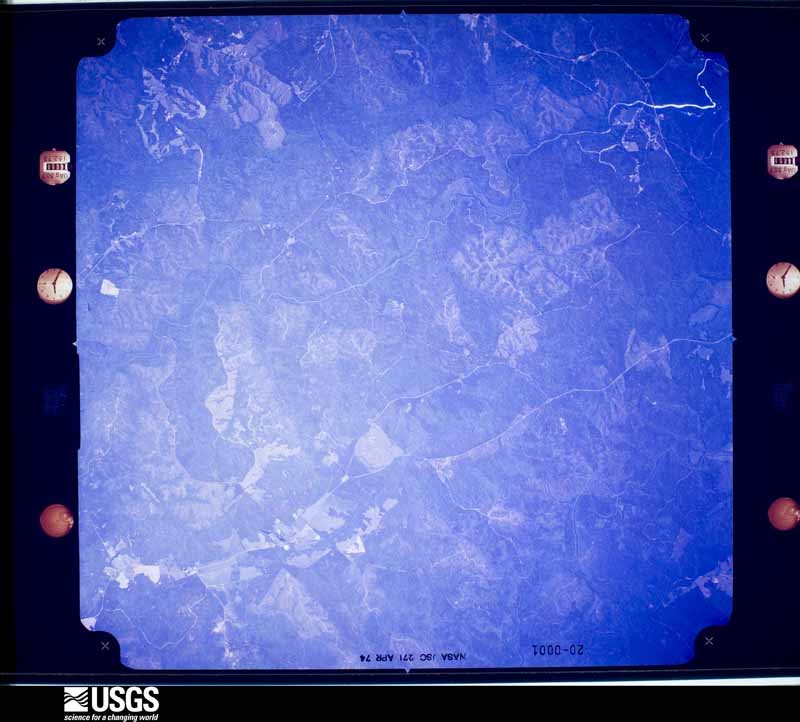 U.S. Geological Survey aerial photograph, 1974-04-27, scale 1:58754