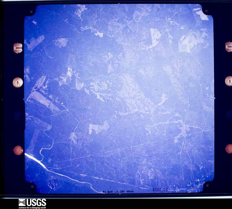U.S. Geological Survey aerial photograph, 1974-04-27, scale 1:59026