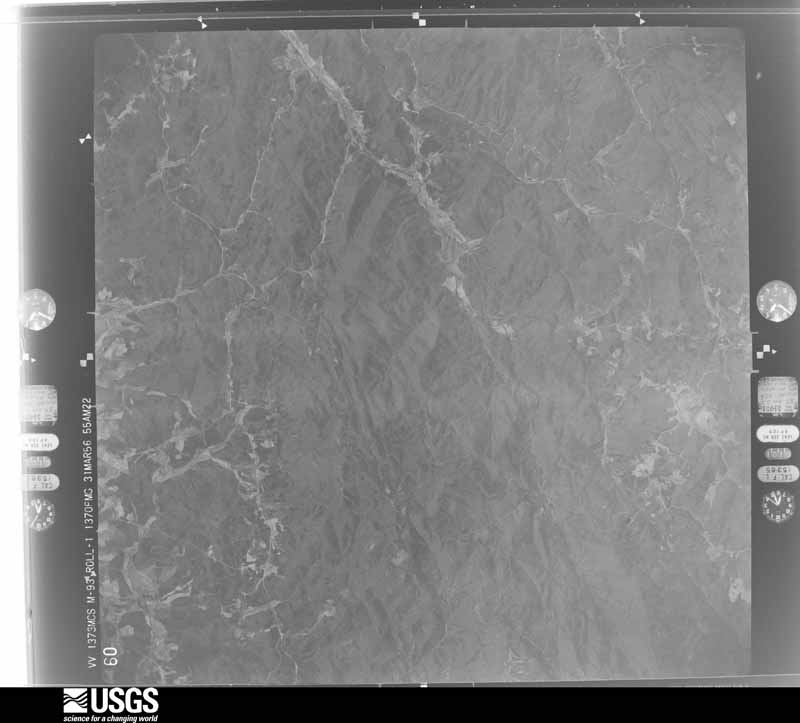 U.S. Geological Survey aerial photograph, 1956-03-31, scale 1:60000