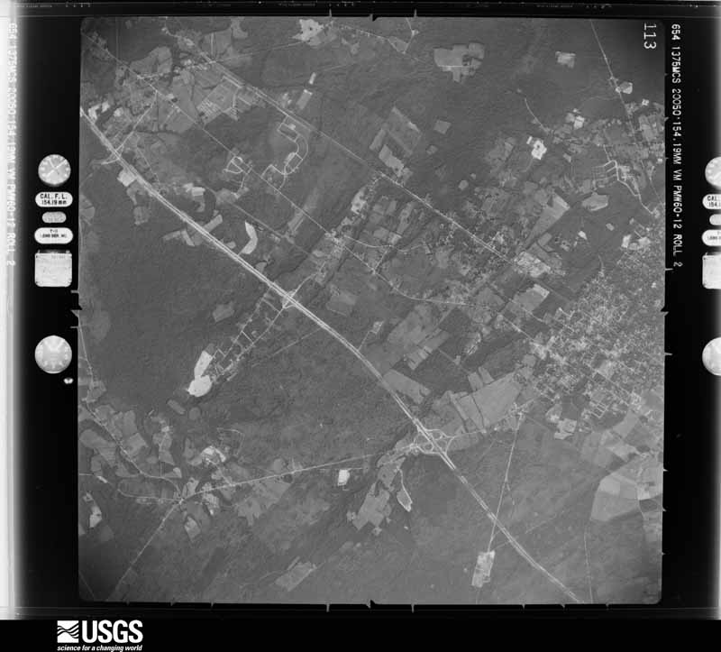 U.S. Geological Survey aerial photograph, 1960-09-14, scale 1:53456