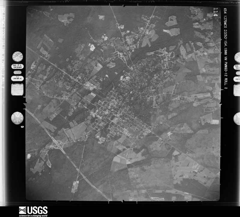 U.S. Geological Survey aerial photograph, 1960-09-14, scale 1:53456