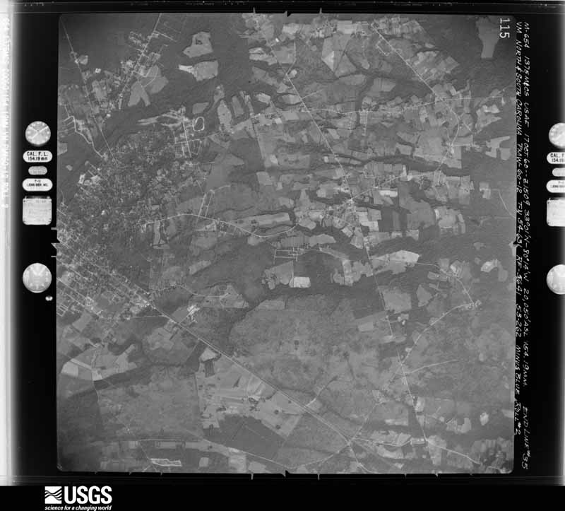 U.S. Geological Survey aerial photograph, 1960-09-14, scale 1:53456