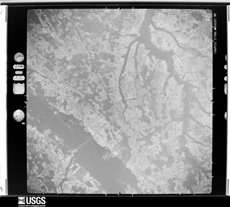 U.S. Geological Survey aerial photograph, 1961-06-23, scale 1:60000