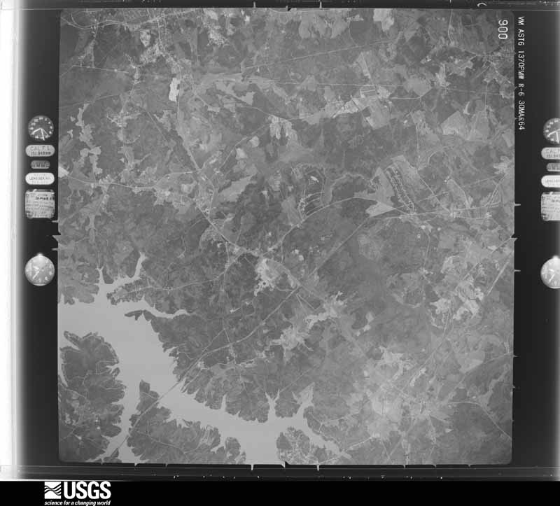 U.S. Geological Survey aerial photograph, 1964-04-01, scale 1:50000