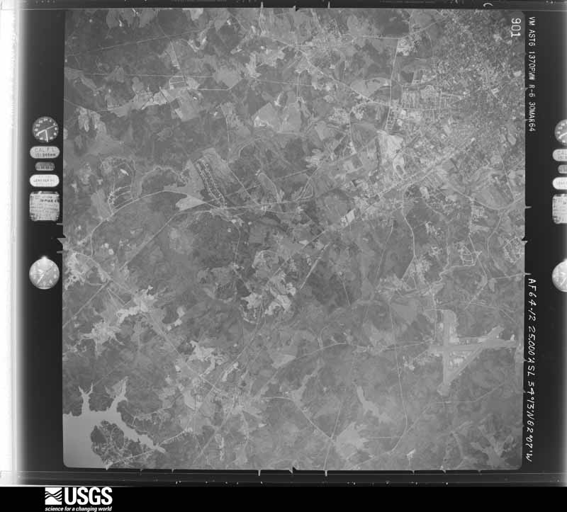 U.S. Geological Survey aerial photograph, 1964-04-01, scale 1:50000