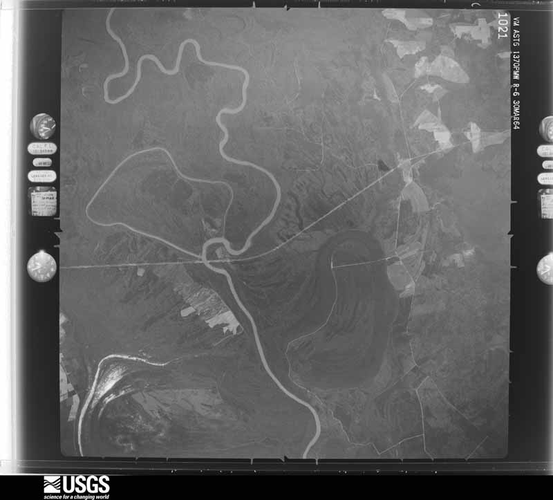 U.S. Geological Survey aerial photograph, 1964-04-01, scale 1:50000