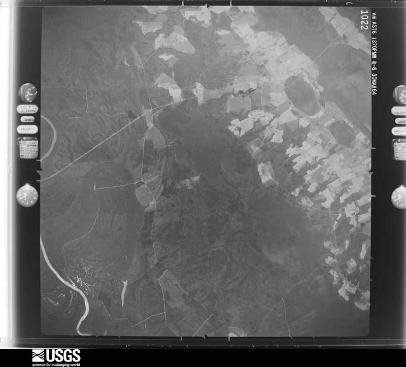 U.S. Geological Survey aerial photograph, 1964-04-01, scale 1:50000