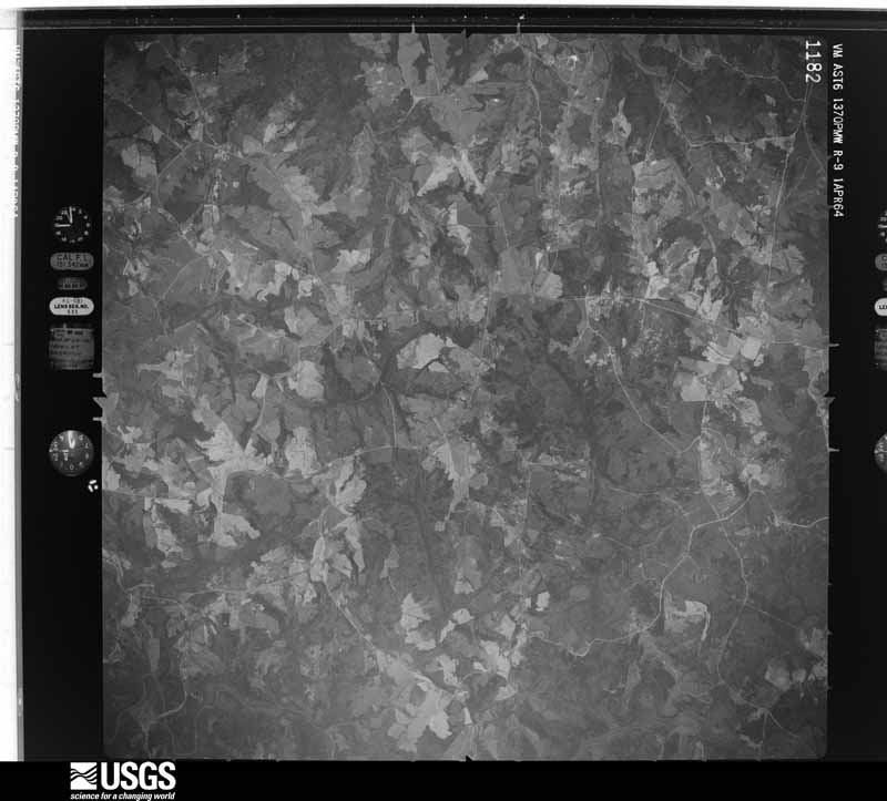 U.S. Geological Survey aerial photograph, 1964-04-01, scale 1:50000