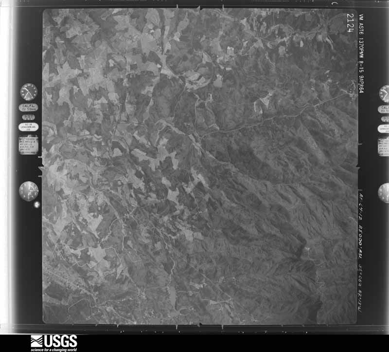 U.S. Geological Survey aerial photograph, 1964-04-01, scale 1:50000
