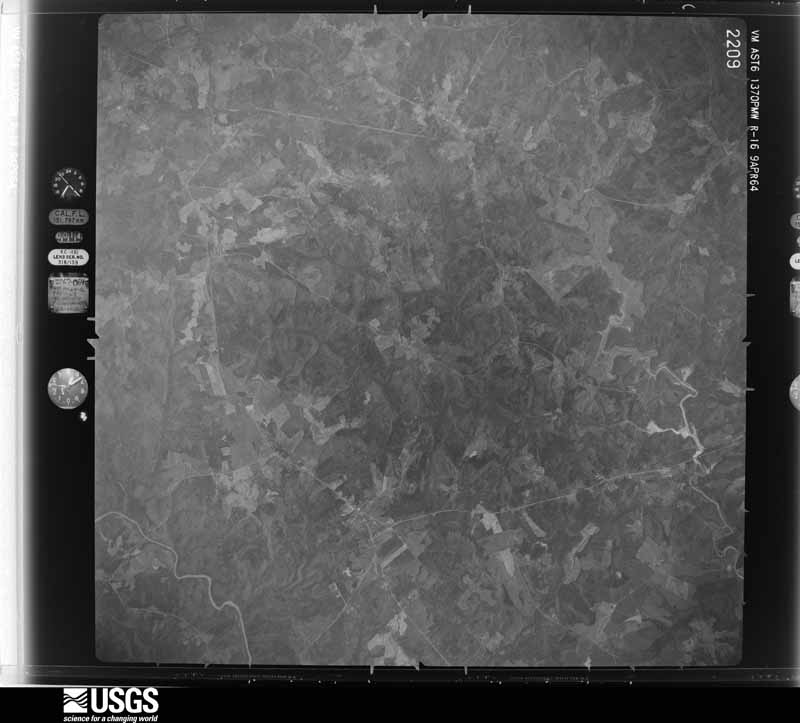U.S. Geological Survey aerial photograph, 1964-04-01, scale 1:50000