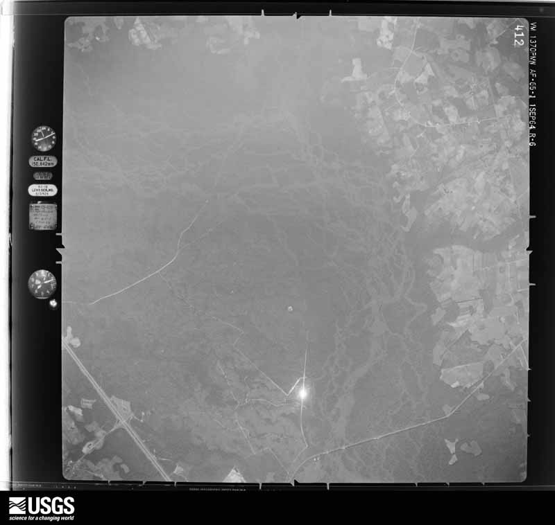 U.S. Geological Survey aerial photograph, 1964-09-01, scale 1:30000