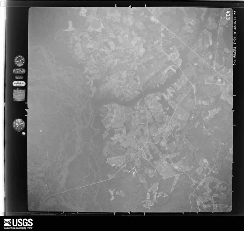 U.S. Geological Survey aerial photograph, 1964-09-01, scale 1:30000