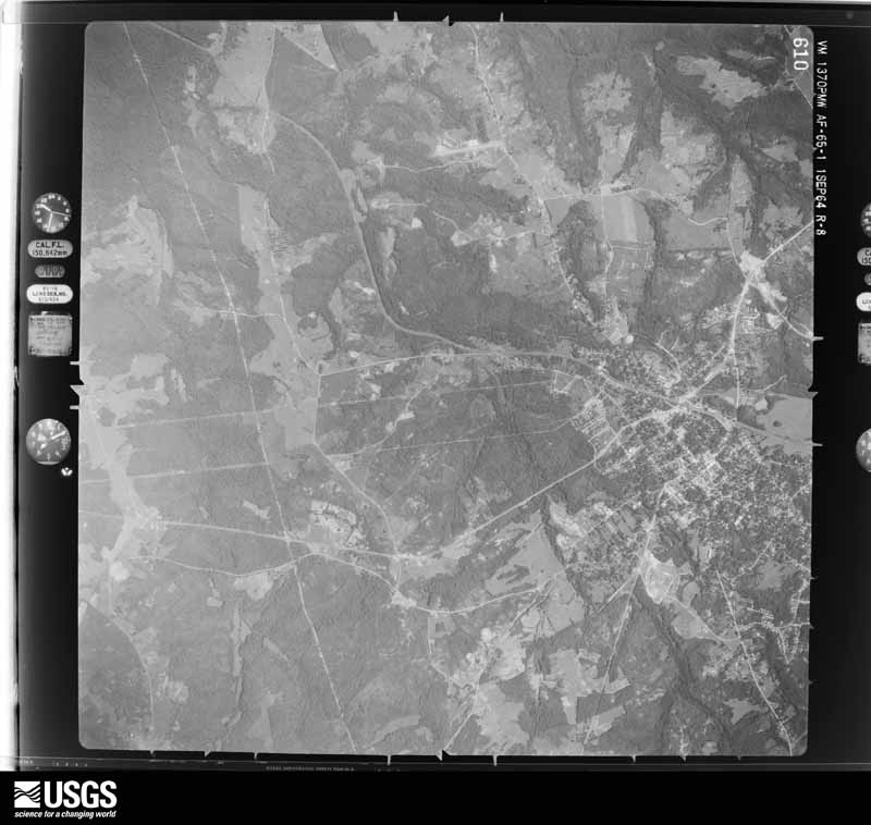 U.S. Geological Survey aerial photograph, 1964-09-01, scale 1:30000