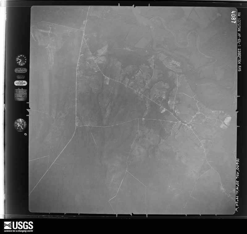 U.S. Geological Survey aerial photograph, 1964-09-23, scale 1:30000
