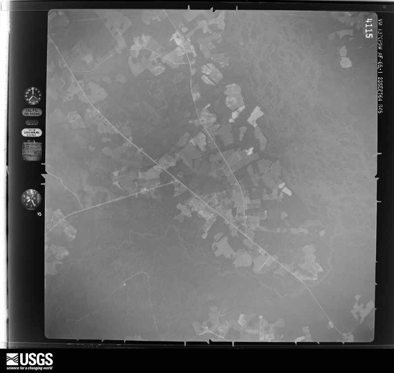 U.S. Geological Survey aerial photograph, 1964-09-23, scale 1:30000