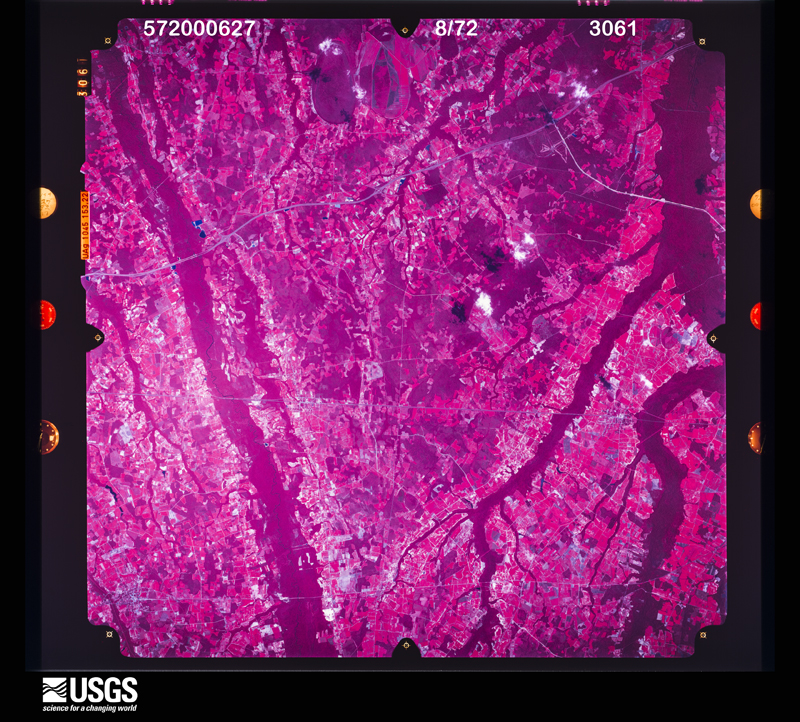 U.S. Geological Survey aerial photograph, 1972-08-19, scale 1:129000