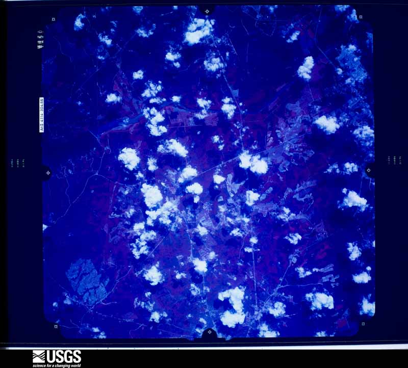 U.S. Geological Survey aerial photograph, 1976-07-21, scale 1:65000