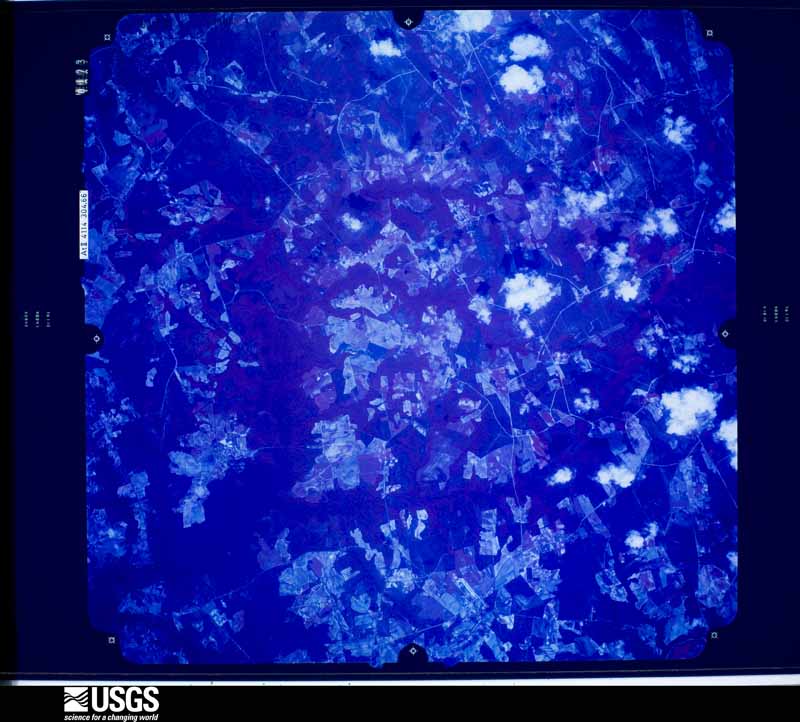 U.S. Geological Survey aerial photograph, 1976-07-21, scale 1:64000
