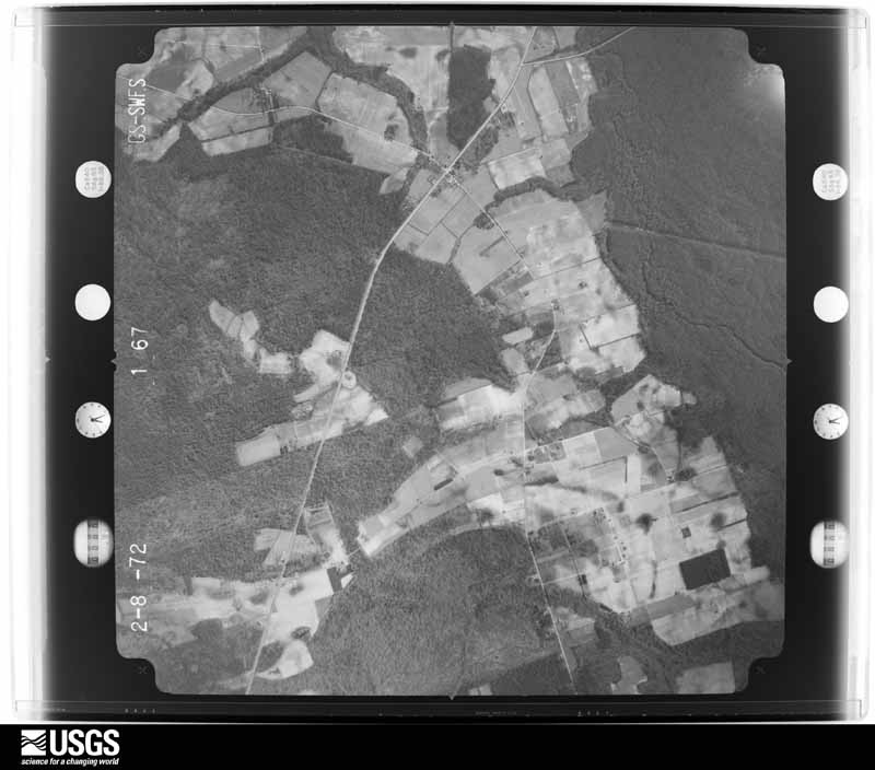 U.S. Geological Survey aerial photograph, 1972-02-08, scale 1:20500
