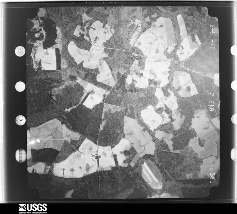 U.S. Geological Survey aerial photograph, 1972-02-05, scale 1:20500