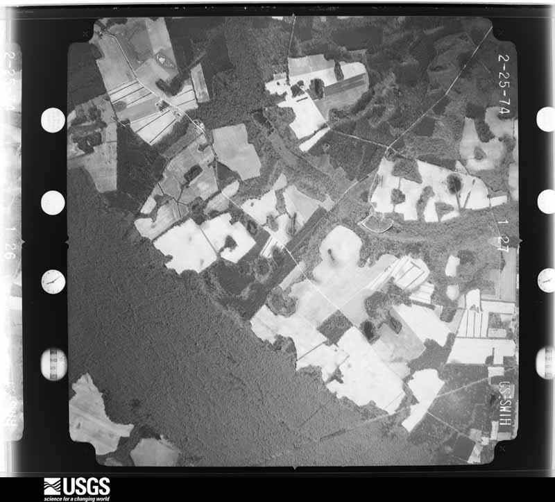 U.S. Geological Survey aerial photograph, 1974-04-01, scale 1:20500