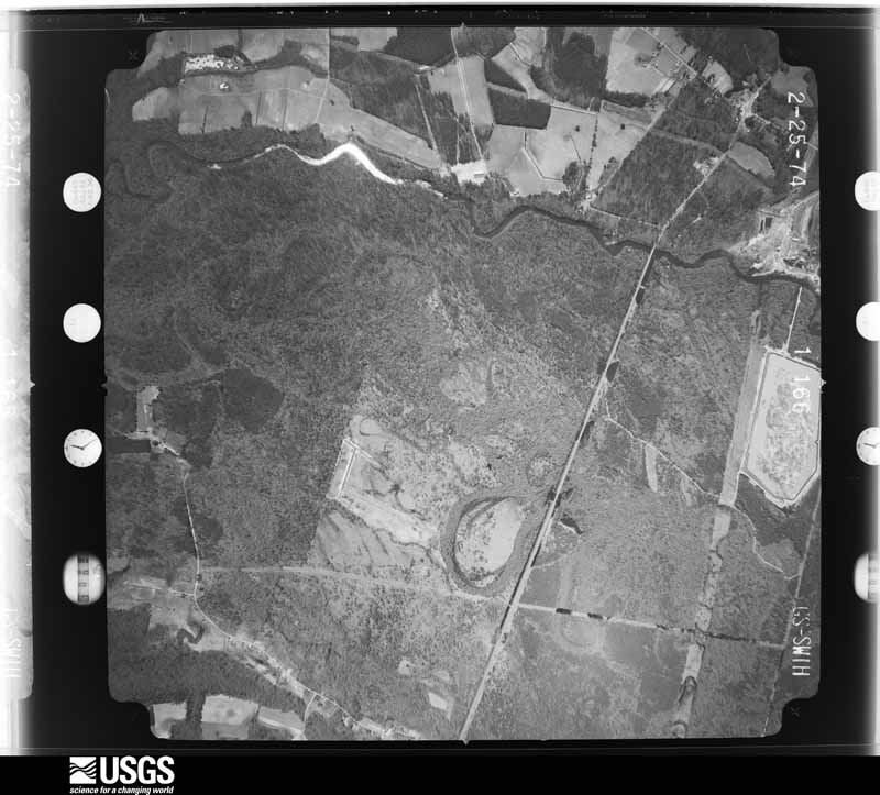 U.S. Geological Survey aerial photograph, 1974-04-01, scale 1:20500