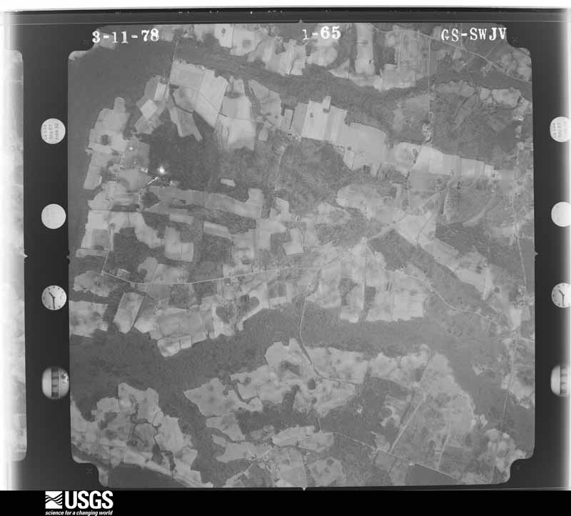 U.S. Geological Survey aerial photograph, 1978-03-01, scale 1:25700
