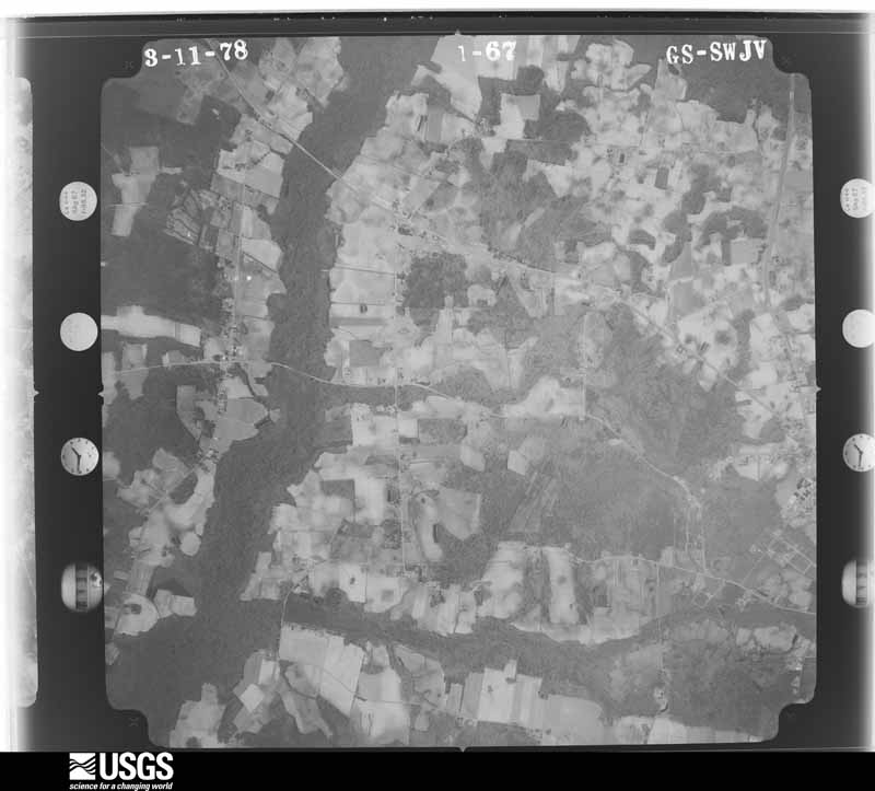 U.S. Geological Survey aerial photograph, 1978-03-01, scale 1:25700