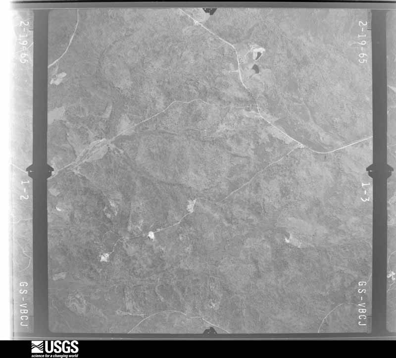 U.S. Geological Survey aerial photograph, 1965-02-19, scale 1:19000