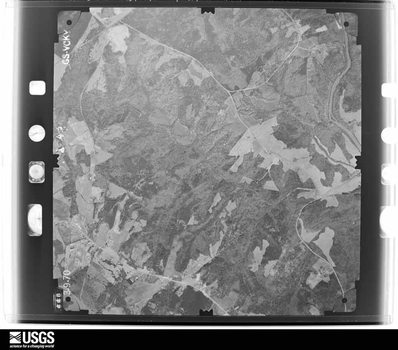 U.S. Geological Survey aerial photograph, 1970-03-09, scale 1:19000