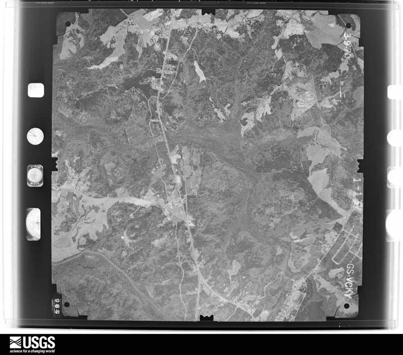 U.S. Geological Survey aerial photograph, 1970-03-09, scale 1:19000
