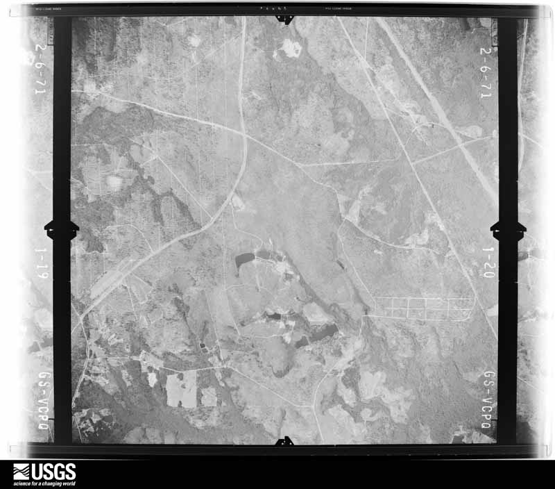 U.S. Geological Survey aerial photograph, 1971-02-06, scale 1:24000