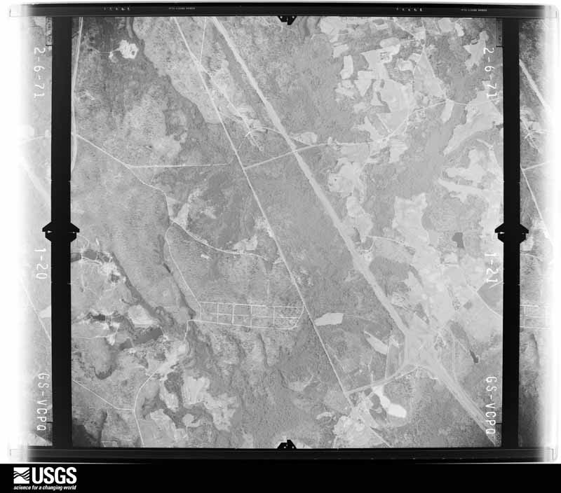 U.S. Geological Survey aerial photograph, 1971-02-06, scale 1:24000