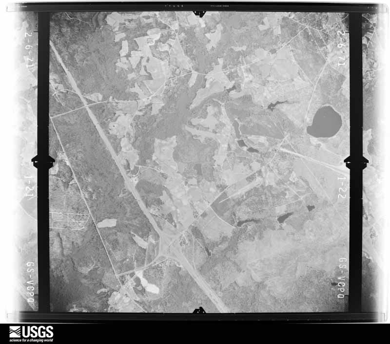U.S. Geological Survey aerial photograph, 1971-02-06, scale 1:24000