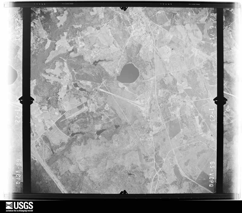 U.S. Geological Survey aerial photograph, 1971-02-06, scale 1:24000