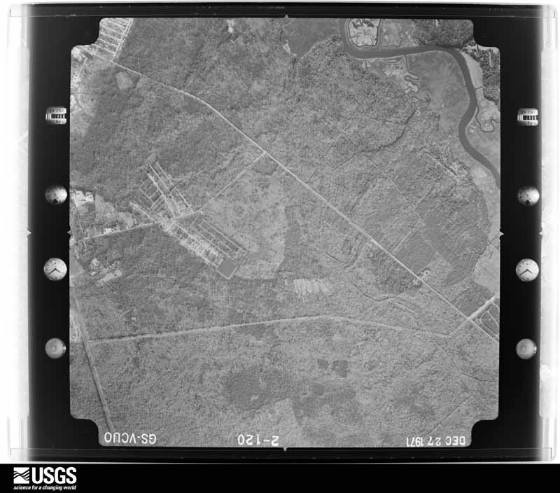 U.S. Geological Survey aerial photograph, 1971-12-27, scale 1:24000