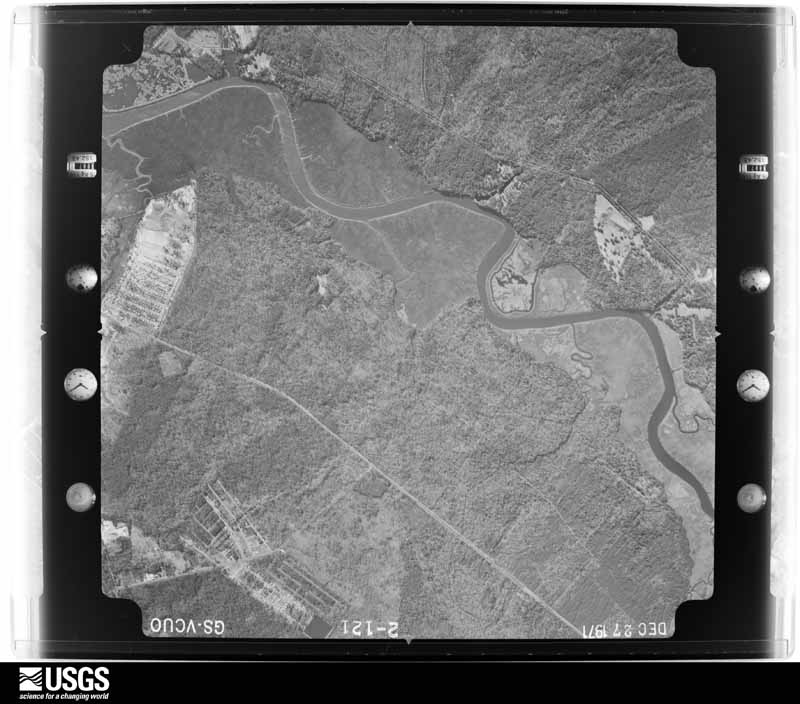 U.S. Geological Survey aerial photograph, 1971-12-27, scale 1:24000
