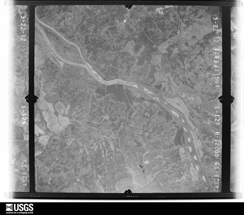 U.S. Geological Survey aerial photograph, 1972-03-22, scale 1:24000