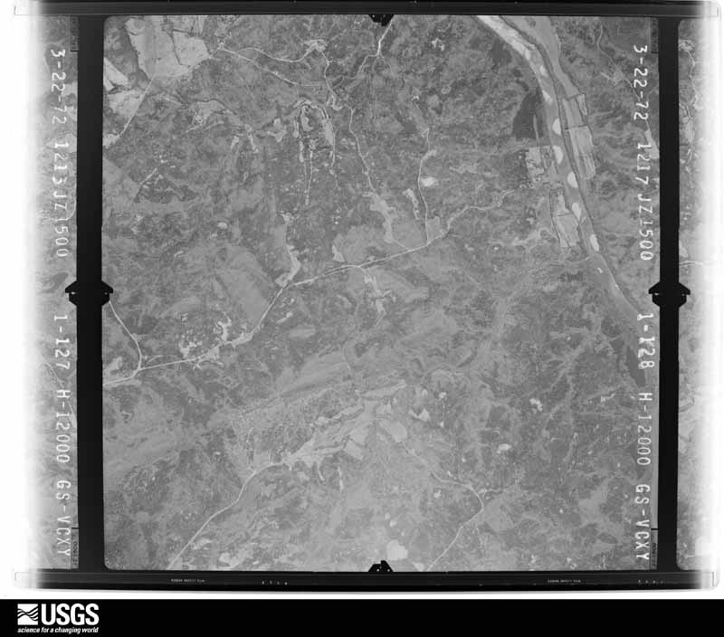 U.S. Geological Survey aerial photograph, 1972-03-22, scale 1:24000