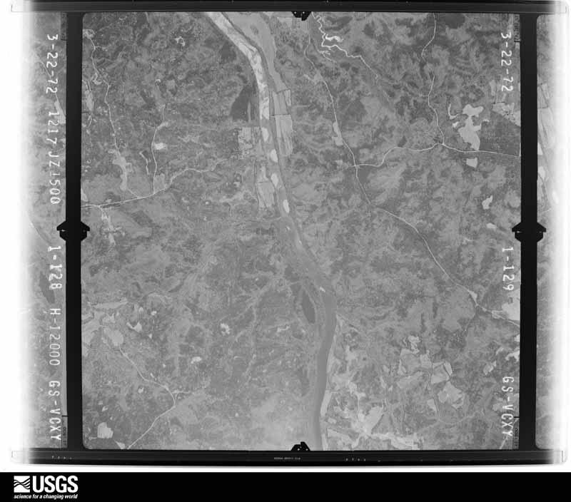 U.S. Geological Survey aerial photograph, 1972-03-22, scale 1:24000