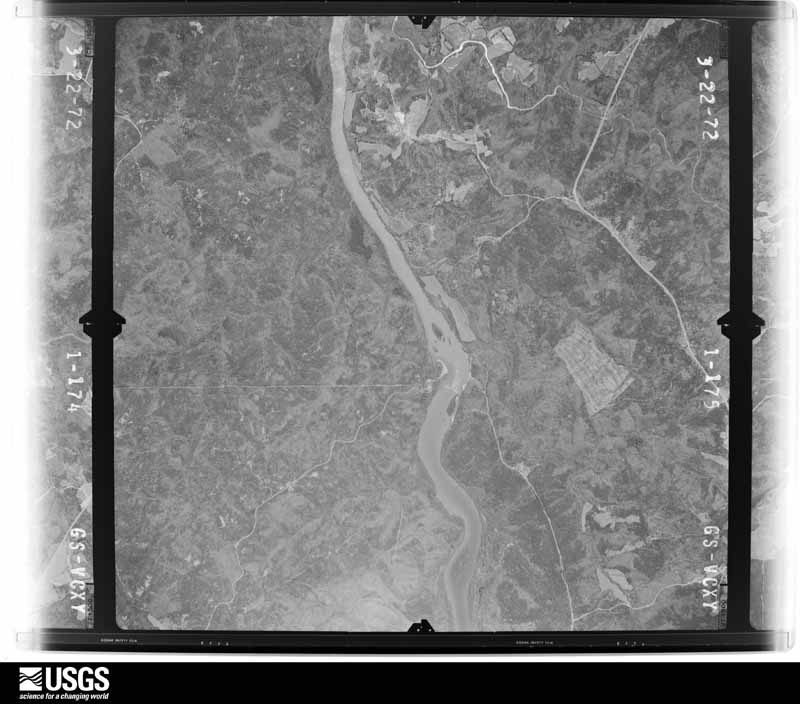 U.S. Geological Survey aerial photograph, 1972-03-22, scale 1:24000
