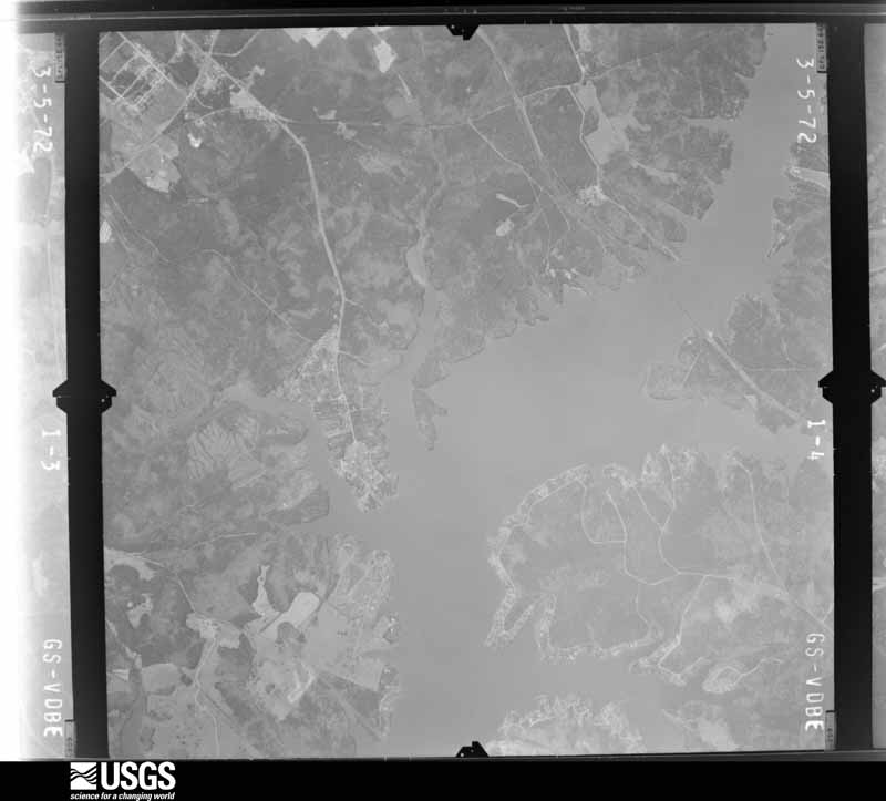 U.S. Geological Survey aerial photograph, 1972-03-05, scale 1:24000