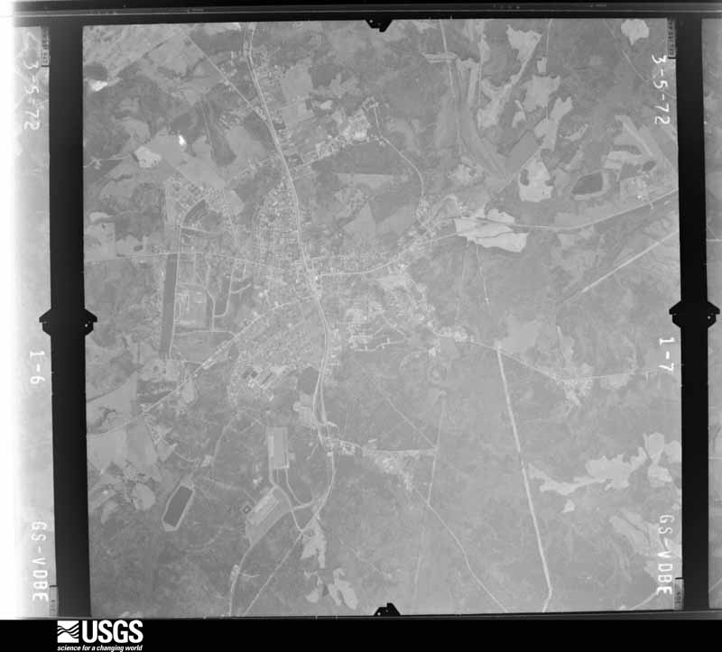 U.S. Geological Survey aerial photograph, 1972-03-05, scale 1:24000