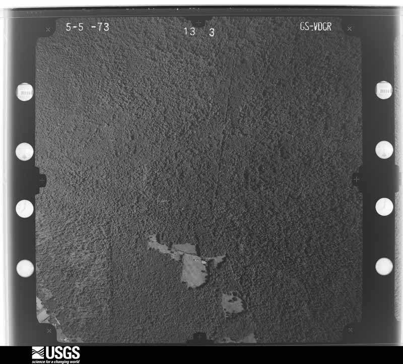 U.S. Geological Survey aerial photograph, 1973-05-05, scale 1:9600