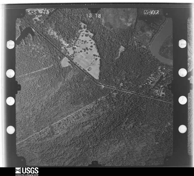 U.S. Geological Survey aerial photograph, 1973-05-05, scale 1:9600