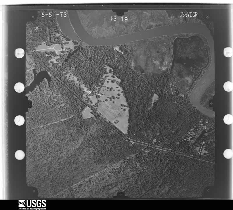 U.S. Geological Survey aerial photograph, 1973-05-05, scale 1:9600