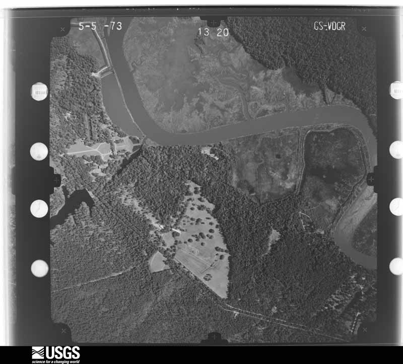 U.S. Geological Survey aerial photograph, 1973-05-05, scale 1:9600